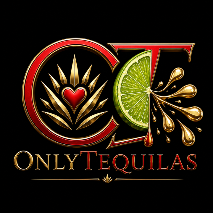 OnlyTequilas red and gold monogram